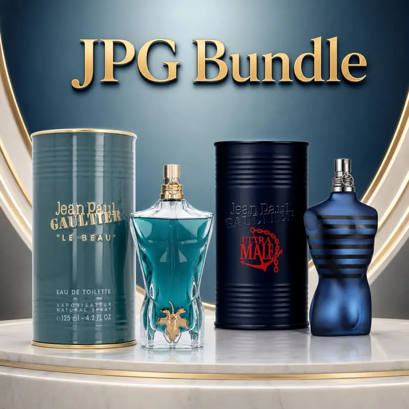 Jean Paul Gaultier Duo Bundle Ultra Male Intense 125 ML & Le Beau EDT 125 ML Spray for Men