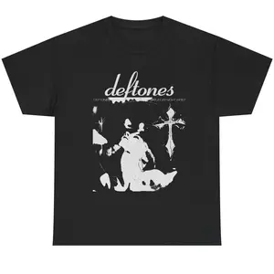 NEW! Deftones Saturday Night Wrist Retro Unisex Black T-shirt – Classic Rock Band Graphic Unisex Cotton Tee