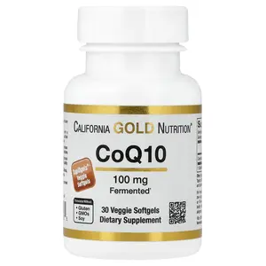 California Gold Nutrition CoQ10, 100 mg, 30 Veggie Softgels