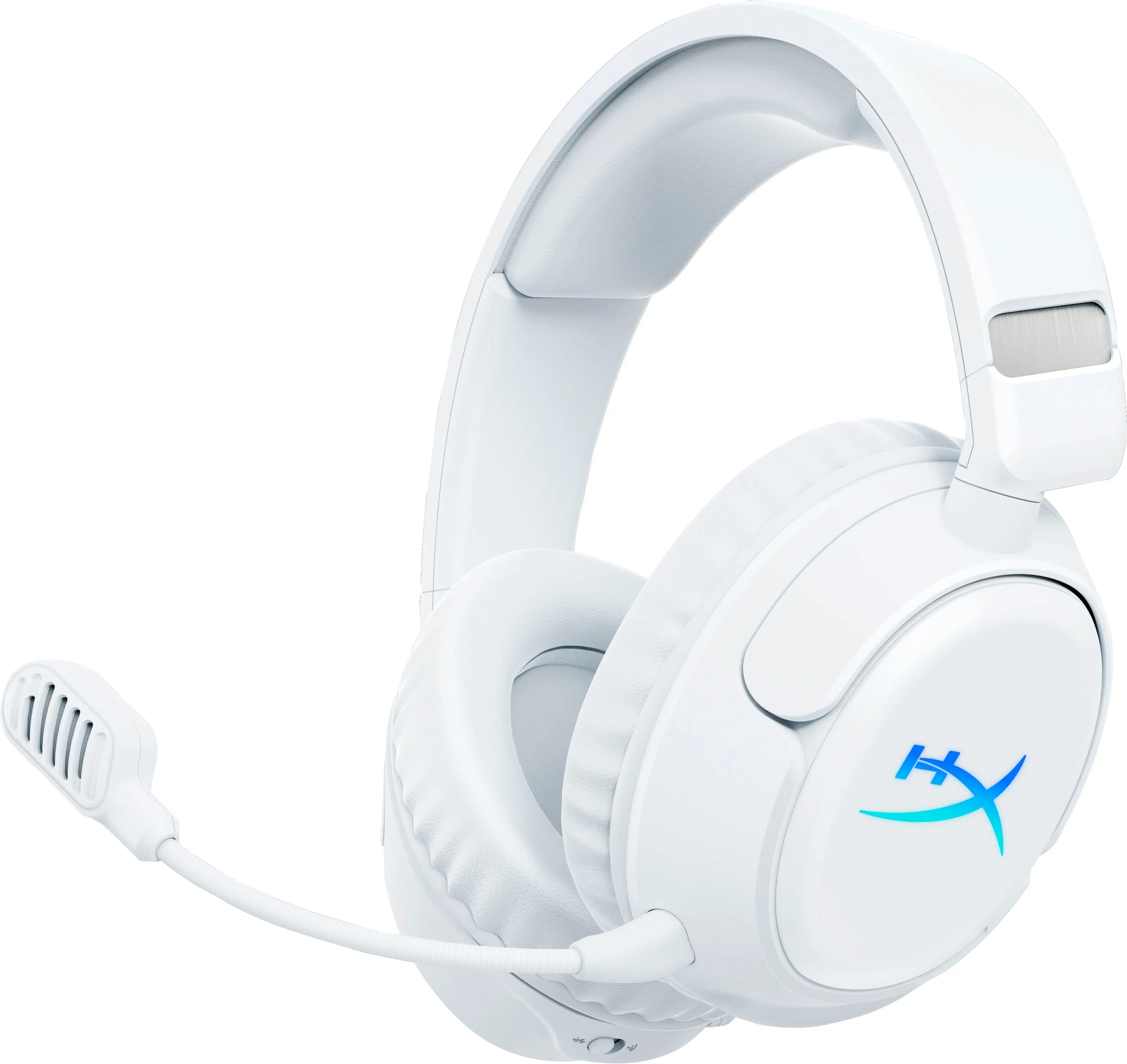 HyperX - Cloud Flight 2 Wireless Gaming Headset for PC, PS5, PS4, Nintendo Switch, Mac, Mobile, and Bluetooth - White