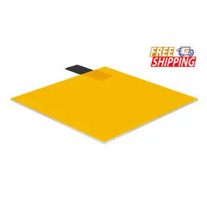 Acrylic Sheet - Yellow Translucent 14% - 1/8 inch thick