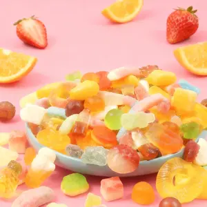 Variety lovers Gummy Mix  sweet sour and chewy candy treat for all ages strawberry watermelon manggo 1BL Pack