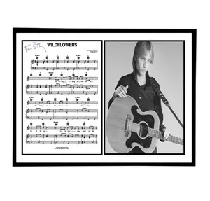 Tom Petty Wildflowers Autographed Sheet Music
