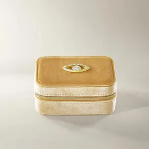 Z Gallerie Velvet Jewelry Case Boxes Organiser Evil Golden