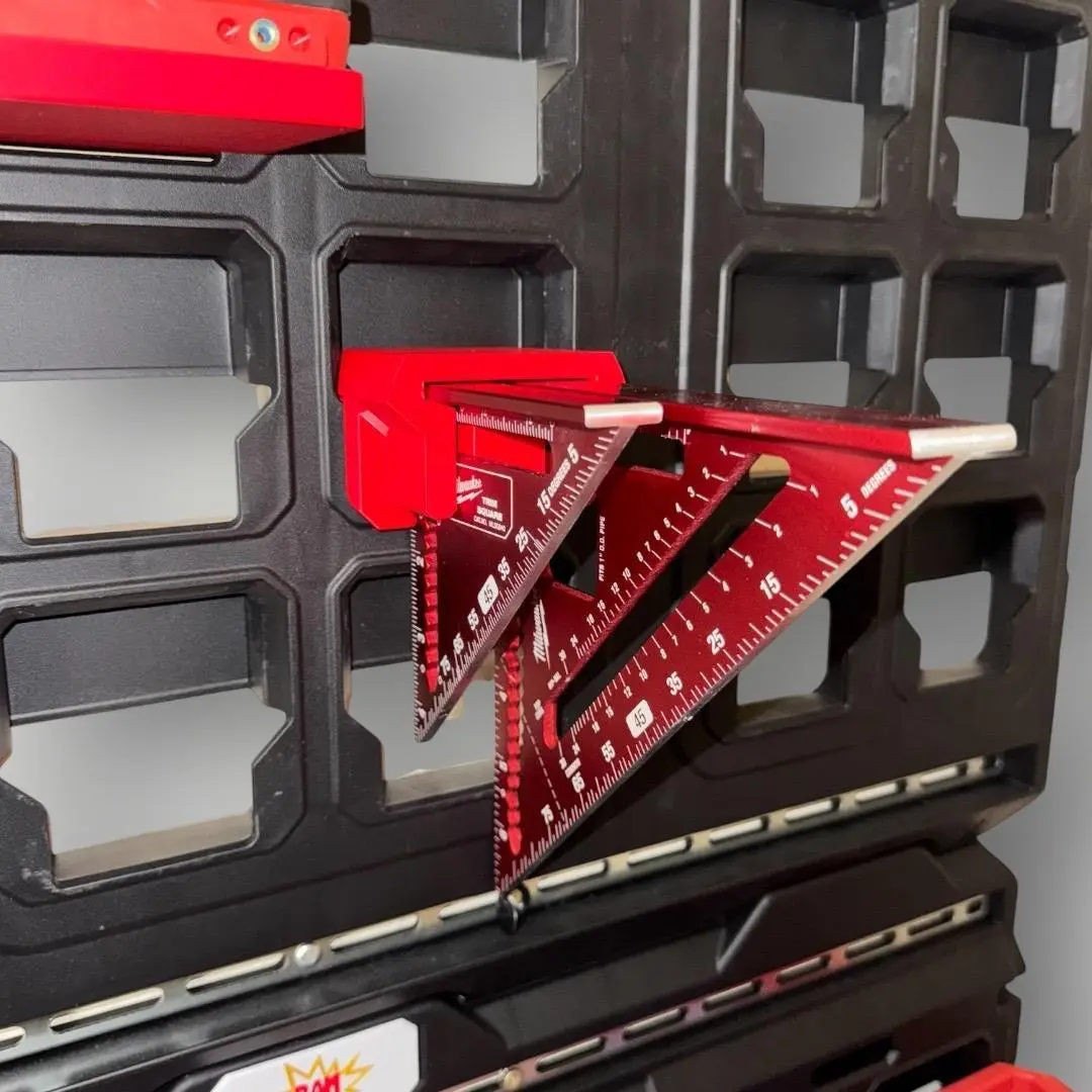 Packout Mount for Milwaukee Carpentry Square Packout Mount | Fits MLSQ040 & MLSQ070