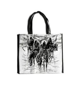 Affliction Tote Retail Bag Black Night