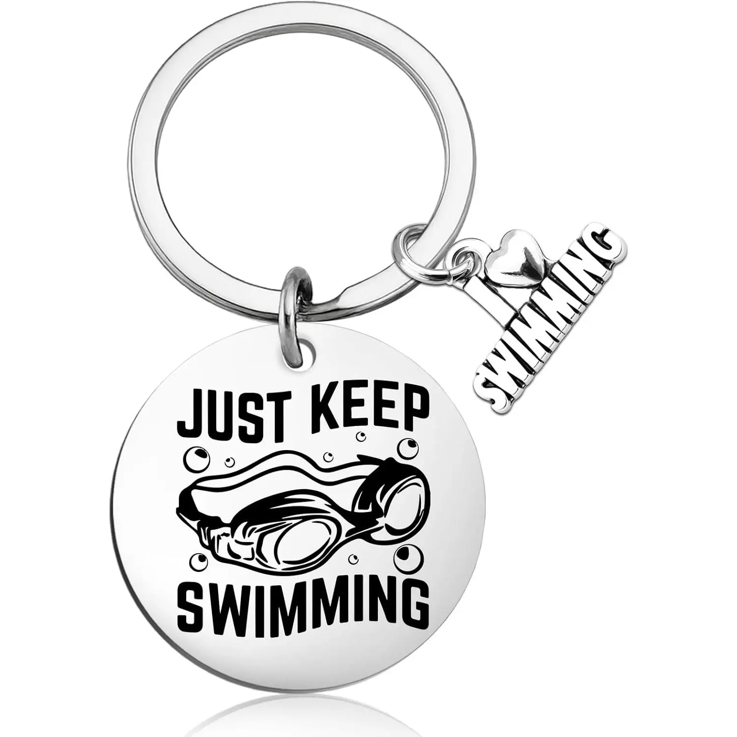 Pool Keychain Swimming Stuff Swimming Accessories for Swimmers Swim Gifts for Men Women Pool Essentials for Women Men Swimmer Gifts for Swim Lovers Coach Unique Swimmers Gift