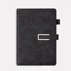 "Back-to-School Sale" A5 200-Page Retro Minimalist Notebook (with Pen Holder) 1 Count - Business Office Meeting Notes/Student Campus Journal/Graduation Gift/Stationery Set, Essential for Efficient Studying