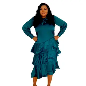 Talk to me, Layers Dancing Girl Satin Dress