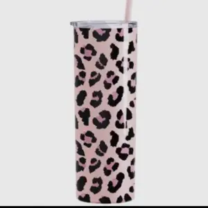Pink 12 oz Leopard Tumbler