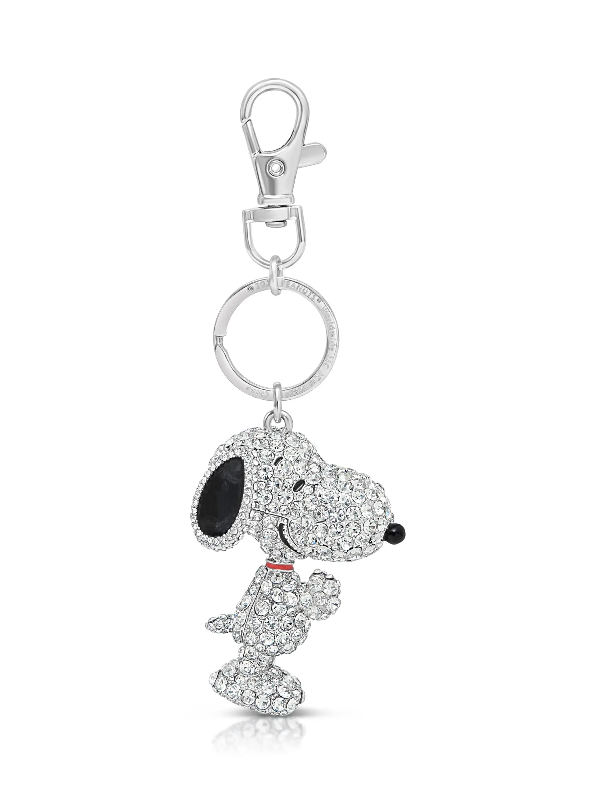 SALLY ROSE Crystal Snoopy Keychain - Official License Bag Charm