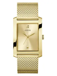 GUESS Male Gold-Tone Analog Watch