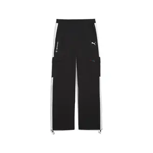 PUMA Womens Bmw M Motorsport Woven Cargo Pants Casual - Black