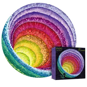 Antelope 1000 Piece Mandala Round Jigsaw Puzzle