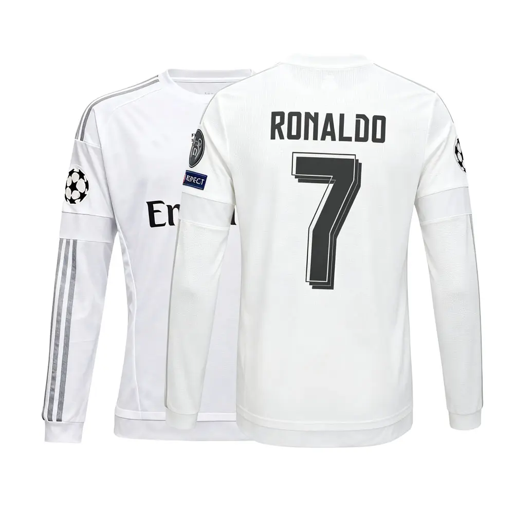 real madrid long sleeve jersey ronaldo - TikTok Shop