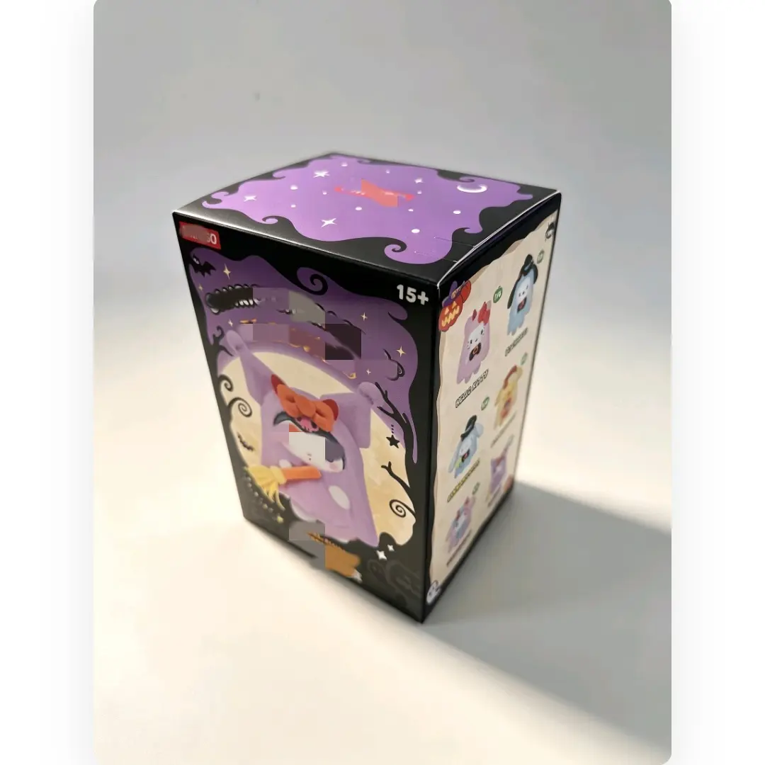 Kawaii Halloween Spooky Vinyl Plush Mystery Box - Cute Anime Figure Blind Box Gift for Halloween (Single / 6-Pcs Set)
