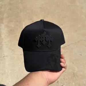 Barbas X Rich The Kid Black Baseball Cap with Unique Logo Design for Men and Women