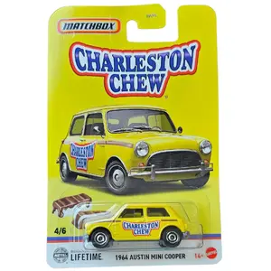 2025 Matchbox CANDY Sweet Rides Charleston Chew 1964 Austin Mini Cooper 4/6