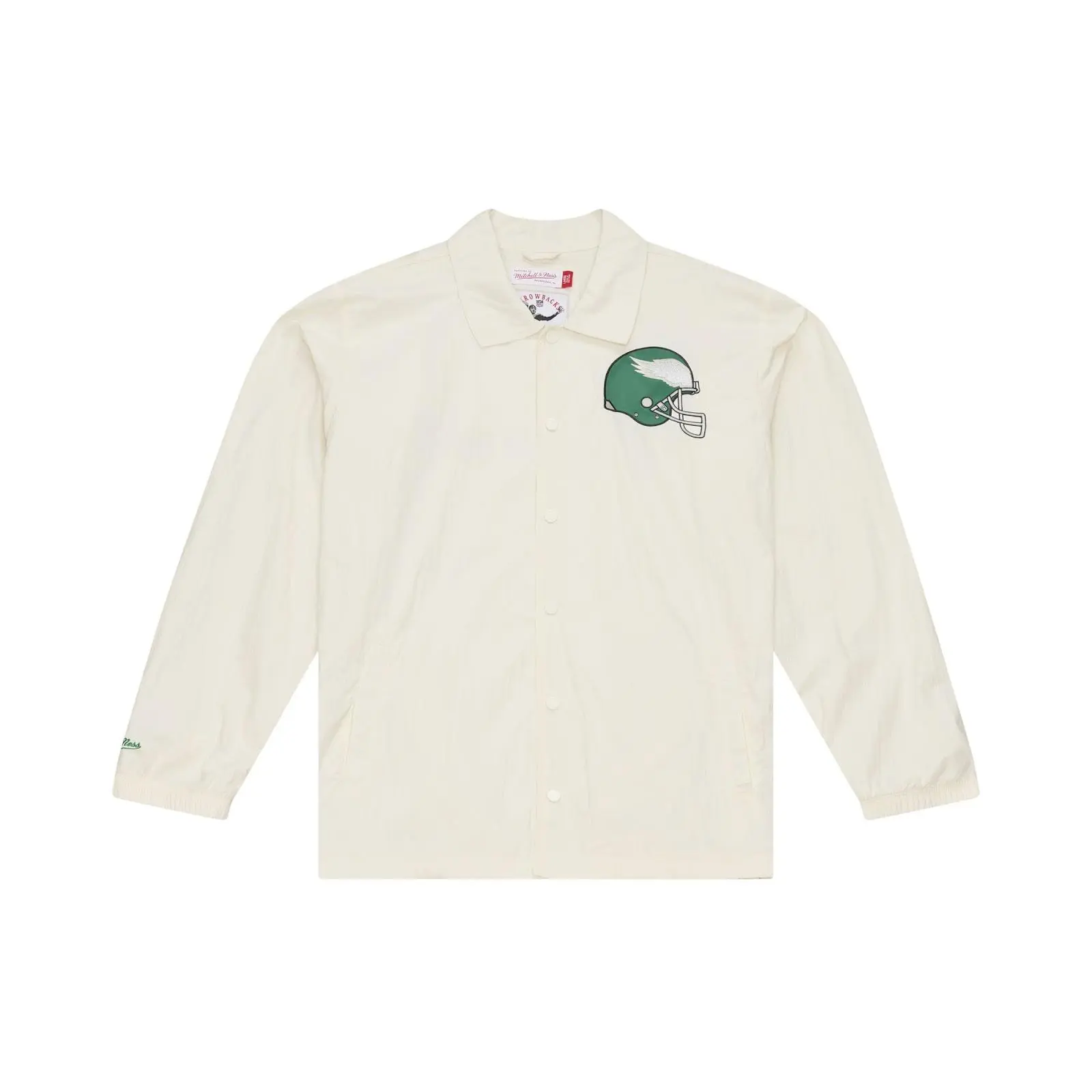 Philadelphia Eagles Cream Retro Roots Coaches Jacket