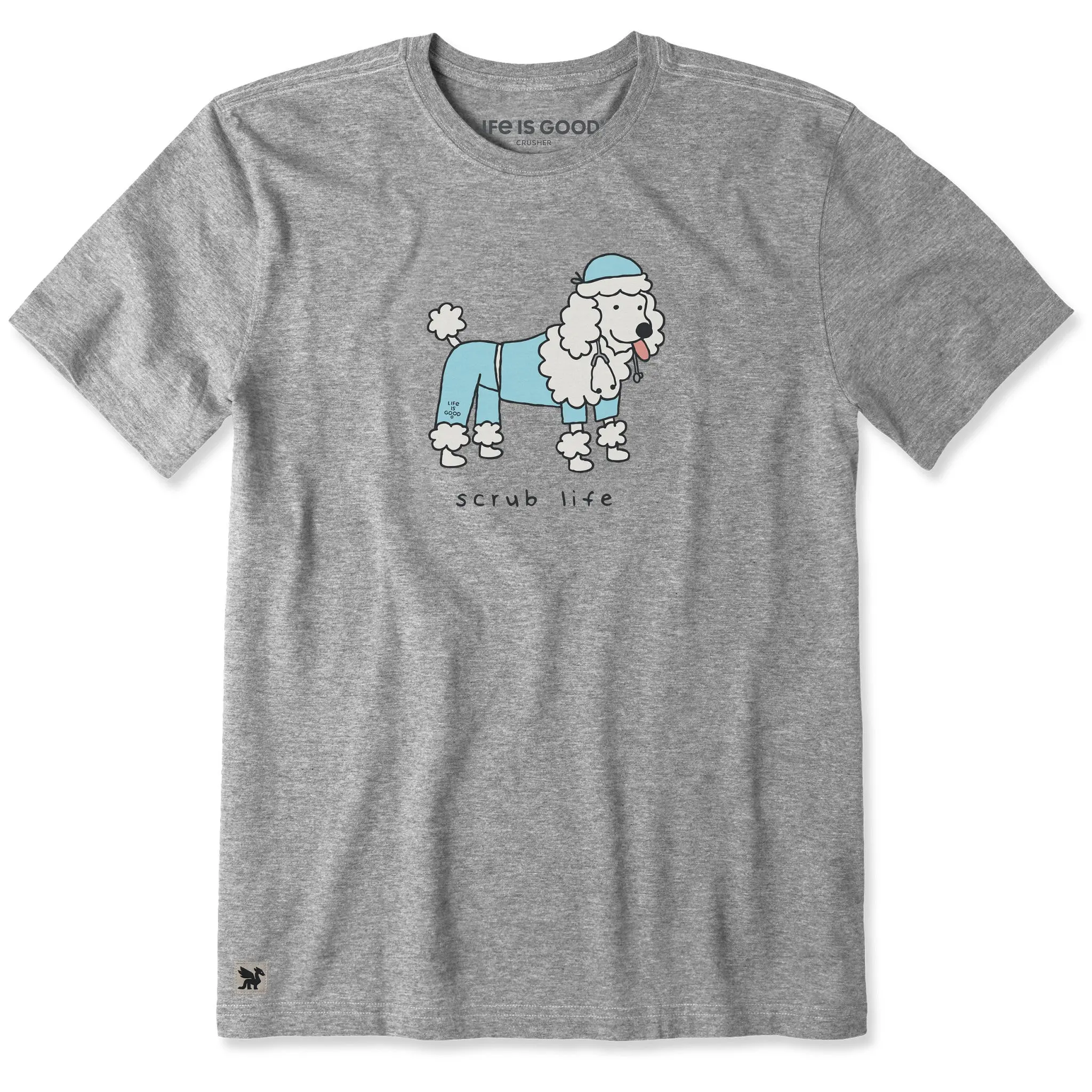 Men's Scrub Life Poodle Short Sleeve Crusher Tee