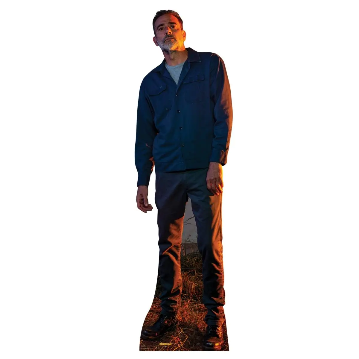 Advanced Graphics 3110 Lifesize The Walking Dead Negan Cardboard Cutout - 74"x23" Home Decor with Zombie Fighter Vibe, Halloween Use, Zombie-Fan Must-Have, Party