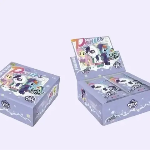 Official My Little Pony Kayou Shadow Trading Card Box - 6 Rarity Mix, 5-Card Packs Satisfying to Open, Favorite Pony Characters, Chinese Non-Sports Collectibles