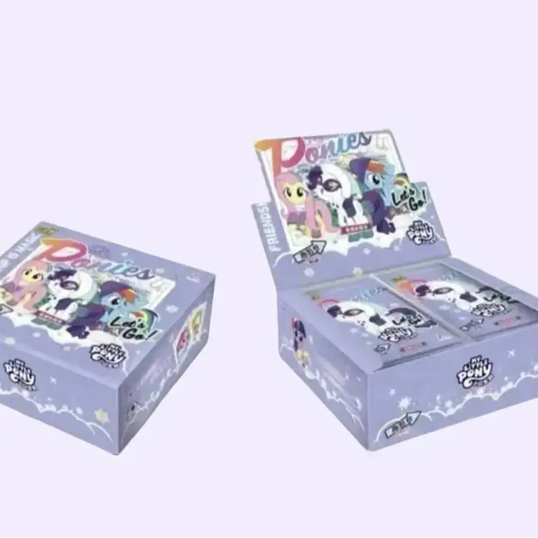 Official My Little Pony Kayou Shadow Trading Card Box - 6 Rarity Mix, 5-Card Packs Satisfying to Open, Favorite Pony Characters, Chinese Non-Sports Collectibles