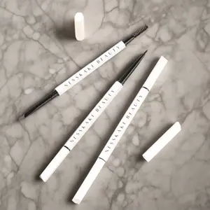 Nesskake Beauty NB Brow Pencil - Black and White Design, Ideal for Browing and Styling