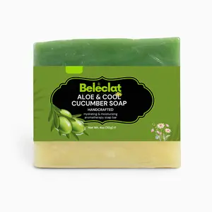 Aloe & Cool Cucumber Soap - 100g - Natural Ingredients - Ideal for Skin Care