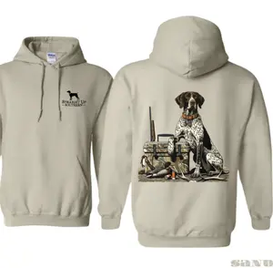 Straight Up Southern Hoodie - Sweatshirt - TShirt, German Shorthaired Pointer Hunting Dog Tee, Outdoor Adventure Shirt, Bird Hunters Tee, Unisex Shirt Gift