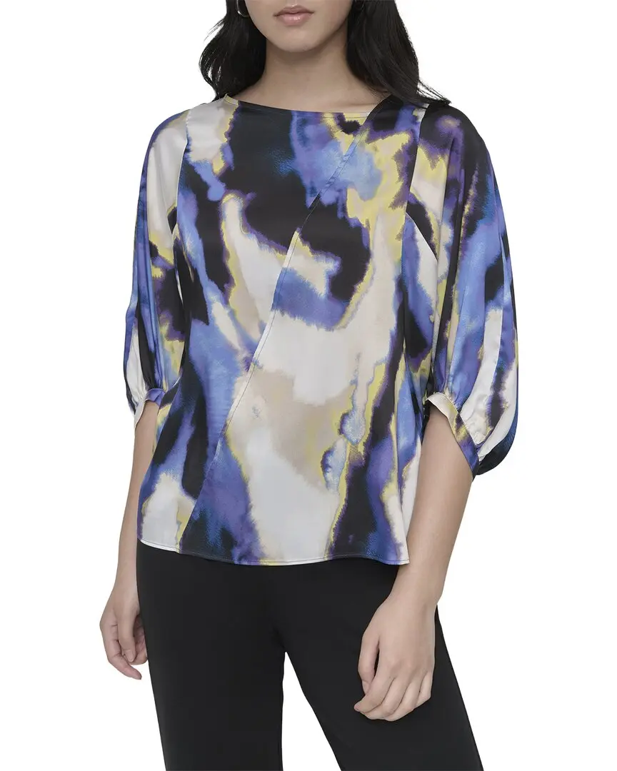 DKNY Printed Blouse