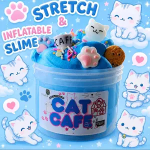 Cat Cafe Soft and Scented Soft Slimedough - Non-Sticky