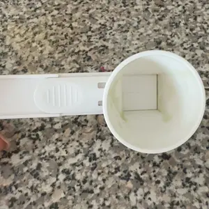 [Buy 1 Get 1 Free] Protein Powder Sliding Spoon,High Quality Funnel for Pre Workout Creatine  Powder Formula,Coffee Milk Smoothie Chocolate Powder Kitchen Utensils BPA Free Plastic,Perfect Gift for Valentine's Day Father's Day Anniversary