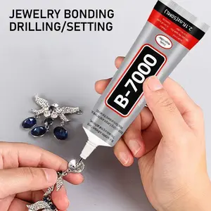 B-7000 needle tip super-fast drying strong hold adhesive. Suitable for jewelry inlaying, DIY crafts, accessory bonding, and phone screen adhesives. It dries quickly, is waterproof, and does not turn white or yellow; it is highly resilient.