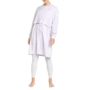 PUMA Womens Studio Convertible Flow Jacket Training Athletic Outerwear Casual - Purple