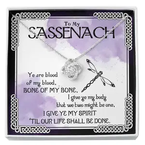 Wife Necklace,Outlander Sassenach Necklace, Outlander Gifts, Outlander Jewelry, My Sassenach, Celtic Necklaces Custom Necklace