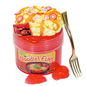 DIY Clay Instant Noodles Themed Slime(7oz) - Jelly Textured - Handmade - ASMR