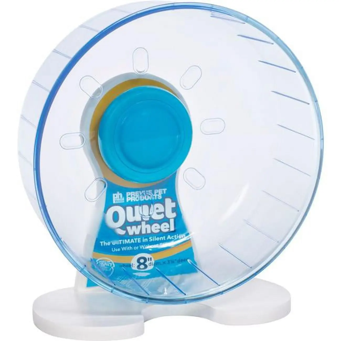 Prevue Pet Products 90017 8 in. Quiet Exercise Wheel, Blue Tint