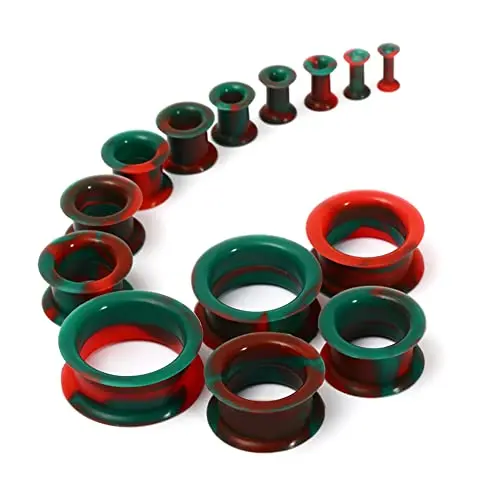 Green with Red Color