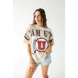 Gameday Social Apparel Co.® - Utah Southern Split Oversized Band Tee