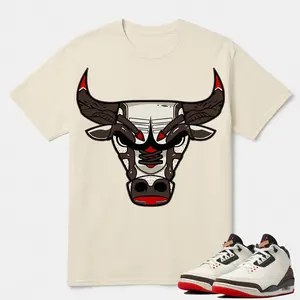 Bull Sneaker AJ3 Match, Shirt To Match Jordan 3 World's Best Dad, AJ3  Matching Shirt, Father's Day Sneaker Tee, Gildan 5000 Heavy Cotton