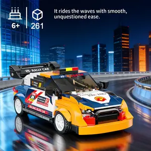 Rechargeable remote control toy, ideal for boys and girls, perfect for racing and leisure, a perfect choice for children's holiday and birthday gifts, toy car, remote control building block car, building blocks, unisex children's racing sports toy car