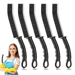 5-Piece Multi-Function Hard-Bristle Gap Cleaning Brush Set, Specialized Tool For Removing Dirt From Dead Corners In Kitchens And Bathrooms