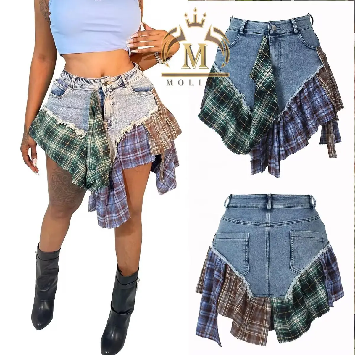Short skirt casual street wear