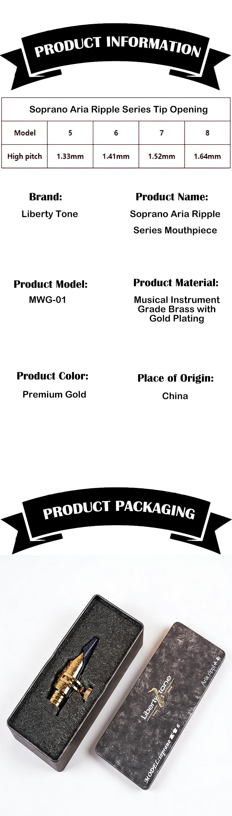 Luxury Gold Engraved Soprano Saxophone Mouthpiece, Professional Metal Sax Mouthpiece with Ligature for Beginner & Pro Players, Easy Blowing Clear Tone drums Strap Brass Carving Pattern bari tonesaxophone otama sopranosax news axophone alto saxo ph hne