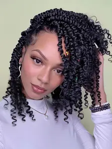 14 Inch Black Short Curly Wigs for Women, Gorgeous Fluffy Wigs with Baby Hair, Synthetic Braided Lace Wigs for Party, Daily Use