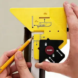 Trim 45 Trim Carpentry Aid, Precision Measuring & Miter Marking Tool, Ideal for Door and Window Casing, Essential Carpentry Tool