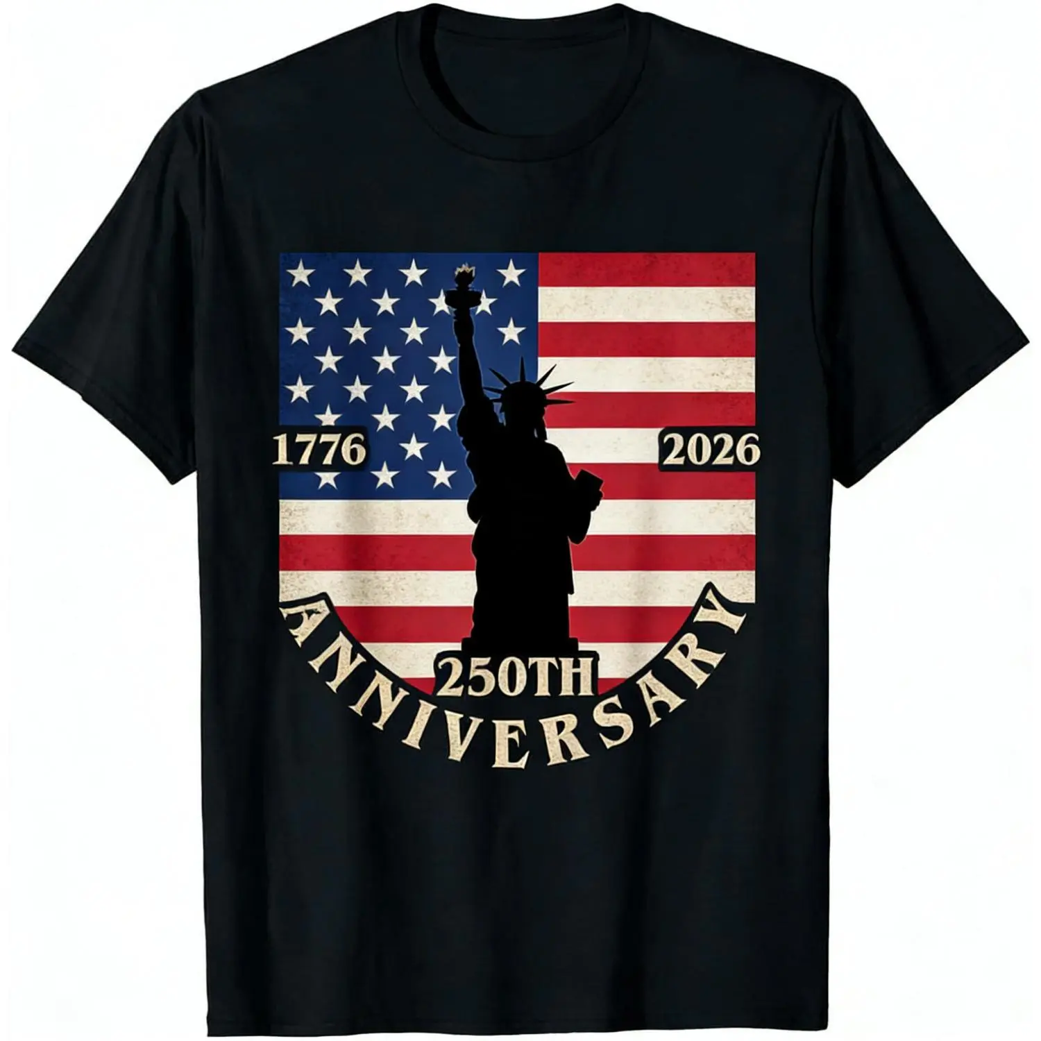 Commemorative 250th Anniversary TShirt for Men and Women Featuring USA Flag Graphic Perfect for Fourth of July Celebrations