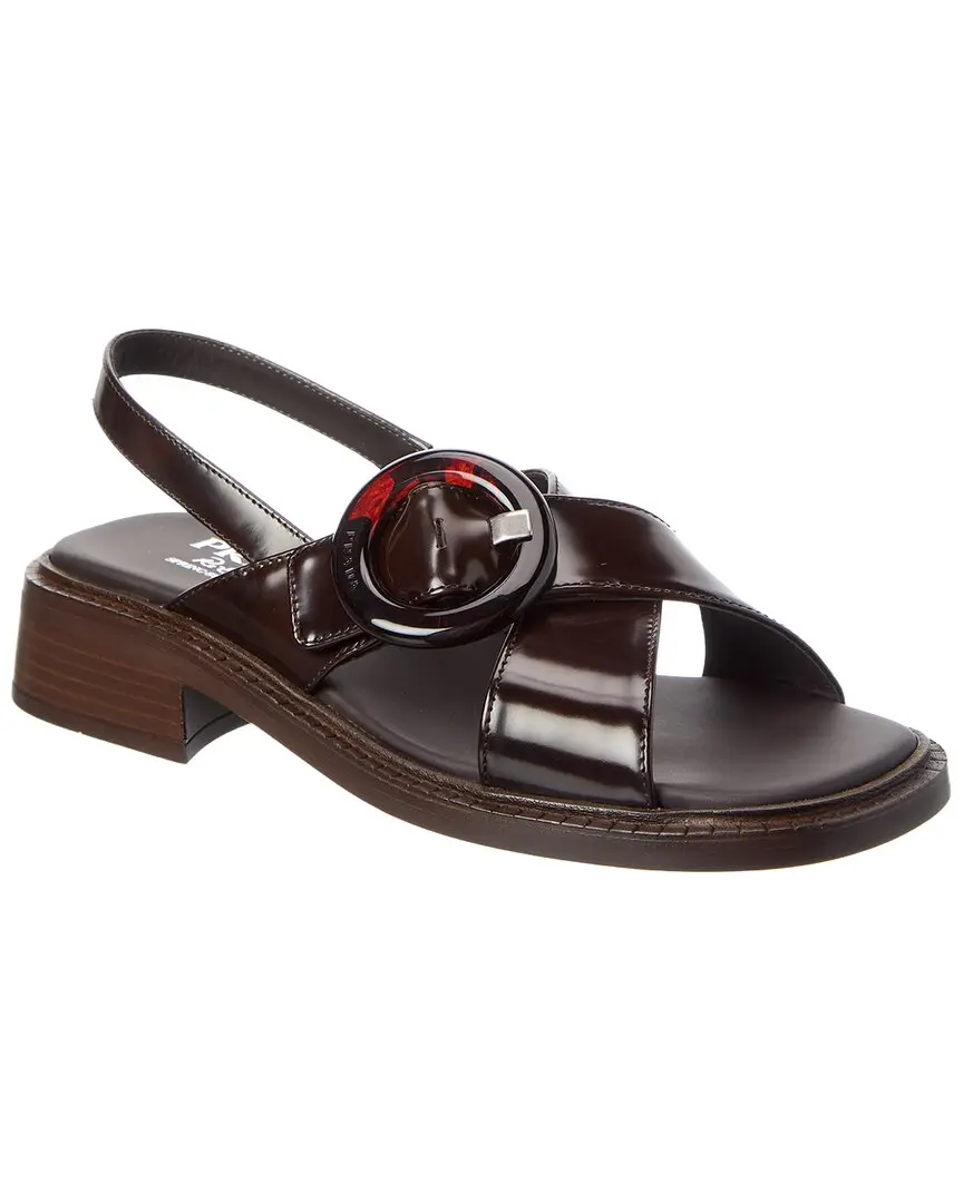 Prada Re-Edition 1996 Brushed Leather Sandal