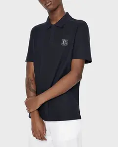 Armani Exchange Navy Polo Shirts